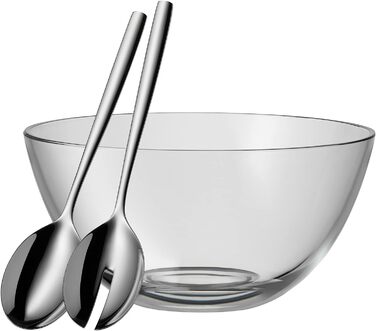 Набір кухонних мисок WMF Gourmet (4 шт.) з нержавіючої сталі, 0,75л - 2,75л, для приготування, салатів, сервірування, Cromargan, стійкі до складання