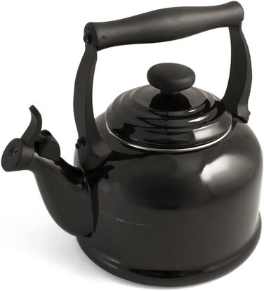 Чайник для води Le Creuset Tradition, 2,1 л, емальована сталь, глянцевий чорний