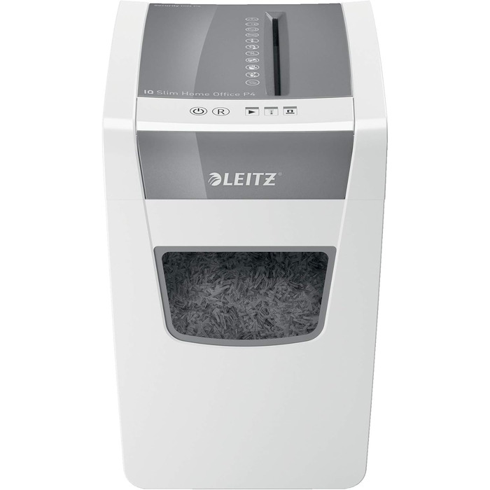 Шредер Leitz IQ Aktenvernichter Home Office: безпечний знищення документів, P4, 23L, для офісу, білий
