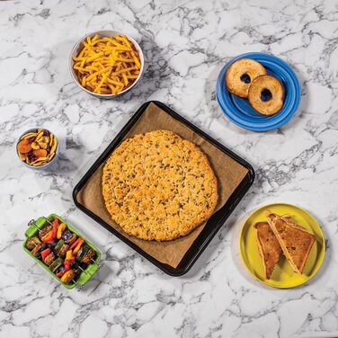 Ninja Foodi Міні-піч 8-в-1 SP101EU: Air Fry, Гриль, Випічка, та інші функції | Срібно-чорний колір