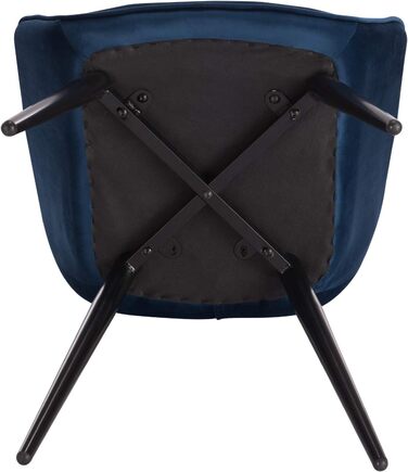 Крісла для їдальні WOLTU 2 шт. - м'які крісла для кухні, вітальні, з підлокітниками, зелені, з металевими ніжками, BH153gn-2