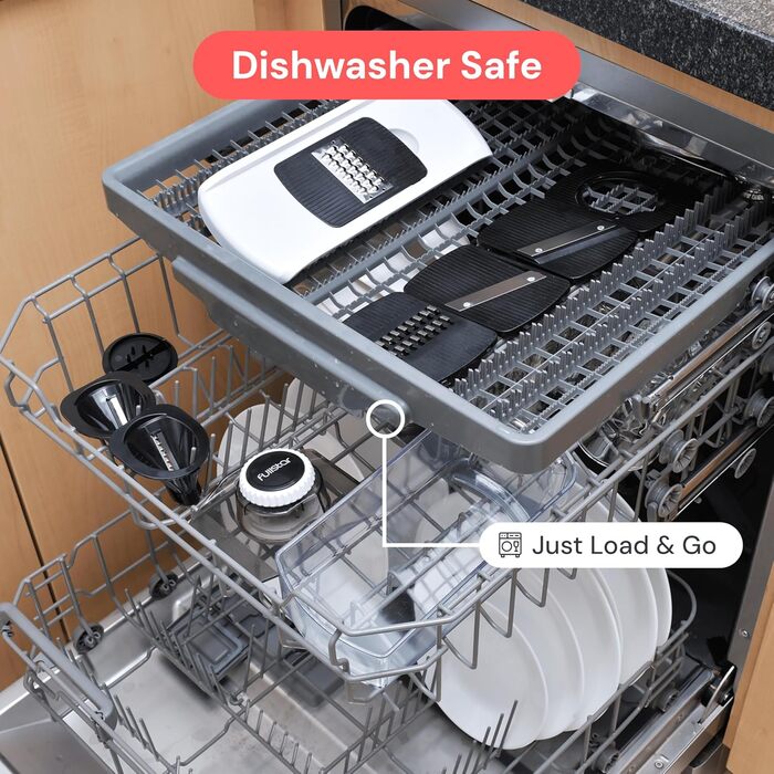 Мандоліна для овочів Gemüsehobel: набір 6-в-1 для нарізки овочів та фруктів | Нарізна терка для кухні