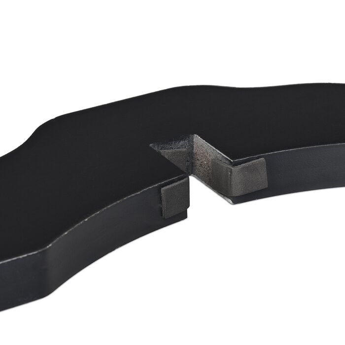 Захисний бар'єр Relaxdays чорного кольору, 70 см