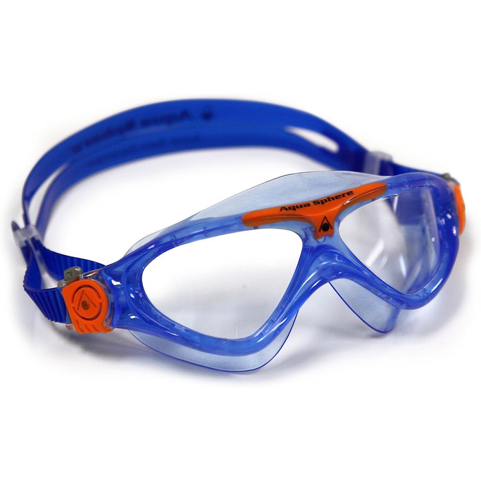 Дитячі окуляри для дайвінгу Aqua Sphere / маска для дайвінгу / плавальні окуляри Vista Jr (один розмір) (синій)