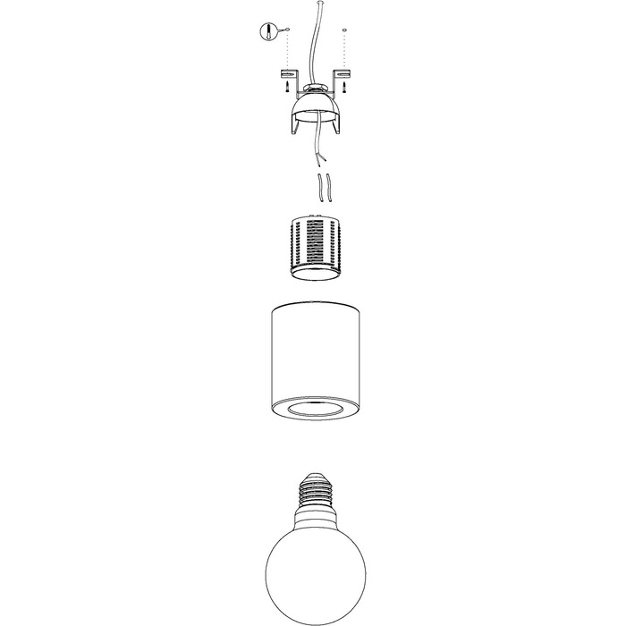 Підвісний світильник EGLO Turialdo, підвіска з 1 шнуром полум'я Підвіска промислова, вінтажна, виготовлена з дерева та сталі в натуральній, чорній, обідній настільній лампі, світильник для вітальні з цоколем E27 (стельовий світильник)