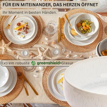 Набір чашок SÄNGER 4 шт. для кави та чаю, 300 мл, ручна робота, кераміка, набір для 4 осіб, кремовий колір, пісочна текстура, PREMIUM COLLECTION