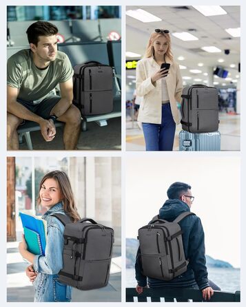 Рюкзак ручної об'єм 40x30x20 LOVEVOOK: Рюкзак для подорожей, 24л, з USB, для ноутбука 14