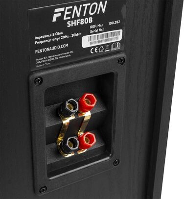 Набір 3-смугових HiFi динаміків Fenton SHF80B 500 Вт - 3 низькочастотні динаміки та високочастотні динаміки - Музика, Фільми, Ігри - Чорний