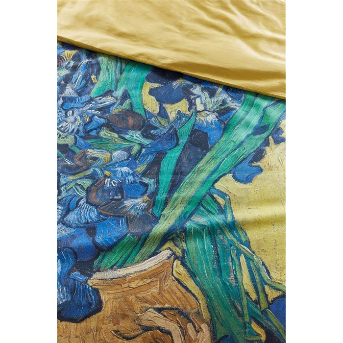 Постільна білизна x Музей Ван Гога іриси - Підковдра - Односпальні ліжка - 240x200/220 см - Жовтий