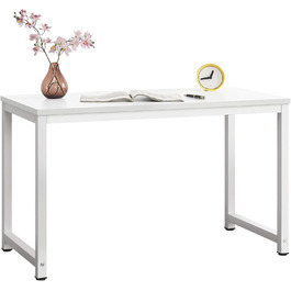 Письмовий стіл Herning White Офісний стіл з регулюванням висоти 75x120x60 см Стіл Комп'ютерний стіл Робочий стіл Стіл для ПК