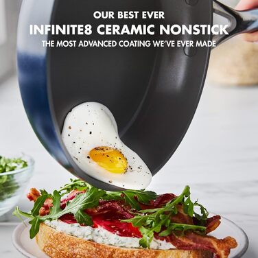 Набір сковорідок GreenPan GP5: керамічне покриття, антипригарні, 24.1 та 27.9 см, 2 шт.