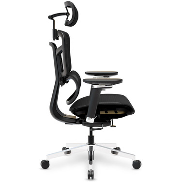 Крісло Mealux S4 Air Black (арт. HF-S4 M/B)