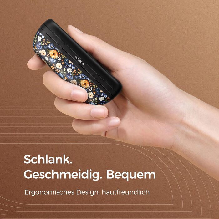 OCOOPA Грілки для рук UT2S Mini, 5200mAh, 2 шт. - Магнітні електричні грілки для рук, багаторазові, для кемпінгу та активного відпочинку, подарунок для жінок та чоловіків (Жовта квітка)