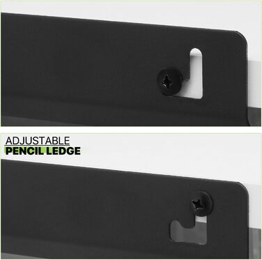 Набір мольбертів Magshion: регульований стіл для художника з нахиленою дерев'яною стільницею, стілець та 2 висувними ящиками для зберігання. Підходить для дому, офісу та школи (білий/чорний)