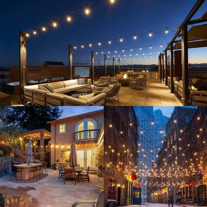 25 LED-ламп E27 2W, скляні, тепле світло 2700K, для ліхтарів та гірлянд, не димуються, 25 шт.