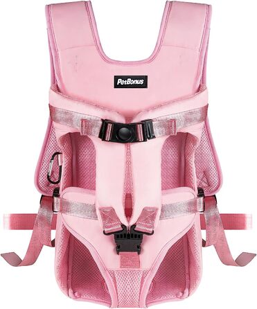 Рюкзак для собак PetBonus регульований L рожевий