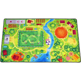 Дитячий килимок HuggyPlay Rug 90 х 150 см (Pony Farm)