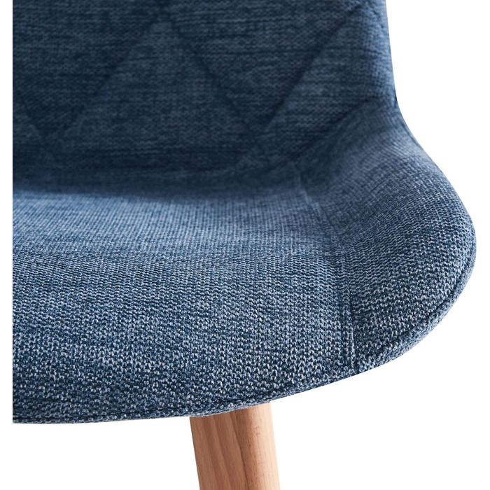 Крісла для їдальні B&D Home Tania (2 шт.), оббивка Merlot, дизайн у стилі Skandi, для кухні, офісу, вітальні