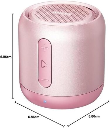 Портативна Bluetooth колонка Anker Soundcore Mini (рожева) з FM радіо та 15 годинами роботи