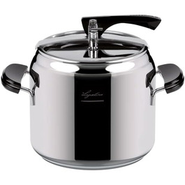 Каструля-скороварка Lagostina La Classica Lagofusion, 9 л, Ø 24 см, з корзиною, рецептами та Ecodose