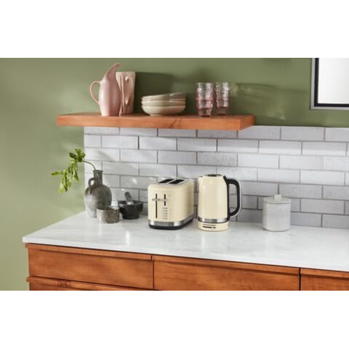 Електричний чайник KitchenAid з регулюванням температури 50-100°C, 1.7L, кремовий колір