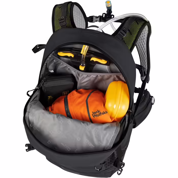 Рюкзак для велосипедистів Jack Wolfskin Moab Jam Pro 30.5, унісекс, чорний, універсальний розмір