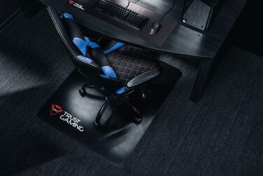 Ігрове крісло Trust Gaming GXT 707R, поворот на 360, регульовані підлокітники, металевий каркас (синій)