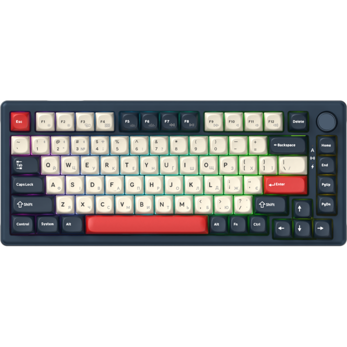 Бездротова механічна клавіатура GamePro Asgard Yord (MK266BL)