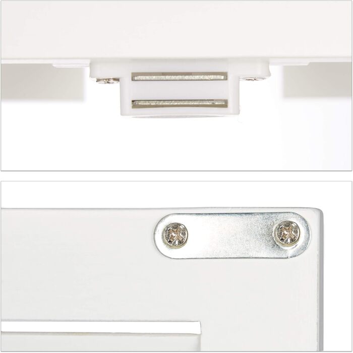 Шафка для ванної кімнати Relaxdays LAMELL, 92 x 50 x 25.5 см, білий колір, бамбук