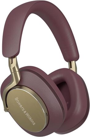 Навушники-вкладиші Bowers & Wilkins PX8, шумозаглушення, Bluetooth, відтворення 30 годин, мікрофон, бордовий