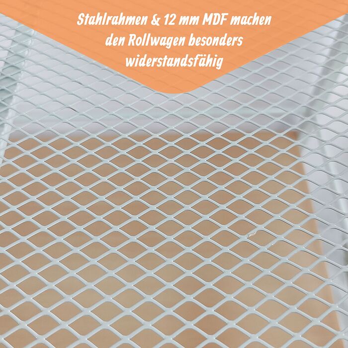 Сервісний візок Relaxdays з знімним столиком