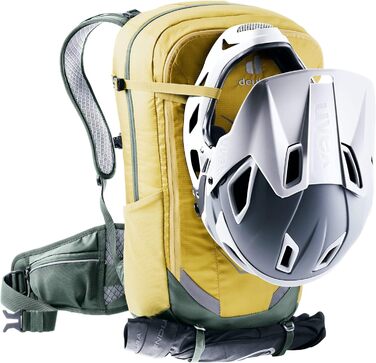 Велосипедний рюкзак deuter Unisex Flyt 20 із протектором (1 упаковка) 20 довгих куркум-плющ