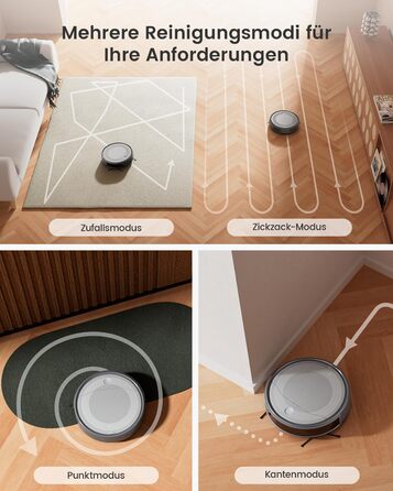 Робот-пилосос LEFANT 4500Pa: потужне прибирання, уникнення перешкод, для тварин, керування через додаток/Alexa