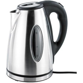 Чайник Rosenstein & Shne без кабелю чайник з нержавіючої сталі WSK-150.b з фільтром від накипу, 1,7 літра (чайник бездротовий, чайник з нержавіючої сталі, термос)