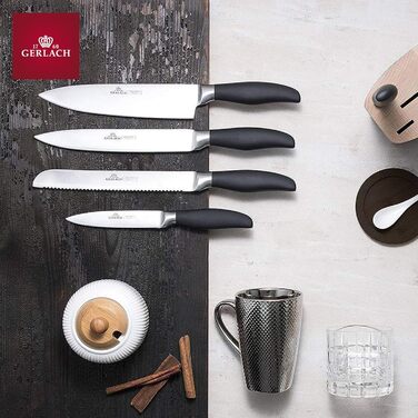 Набір кухонних ножів Gerlach Style Plus: 5 ножів з нержавіючої сталі для кухні