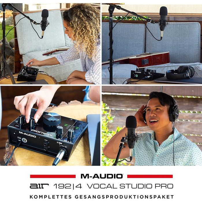 M-Audio Air 192|6: USB аудіоінтерфейс для професійного запису (2 XLR/Line входи, софт в комплекті)