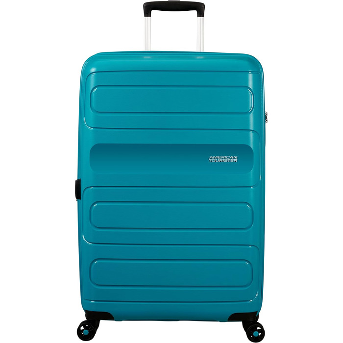 Валіза та візки American Tourister Sunside, L (77 см - 106/118 л) бірюзовий (повністю бірюзовий)