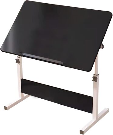 Стіл для малювання Art Desk: регульована висота та кут нахилу, для дому та офісу, чорний (40 x 60 см)