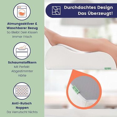 Подушка для ніг з ортопедичним ефектом для дорослих, для полегшення навантаження на ноги, з підтримкою, сертифікат Oeko-Tex