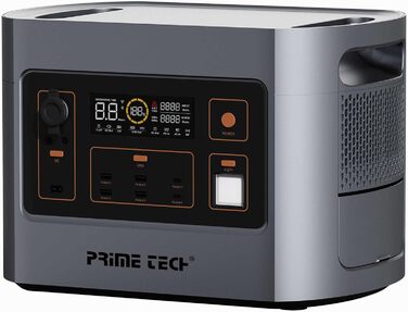 Портативна електростанція Prime Tech 515 Вт 600 Вт сонячний генератор для саду, подорожей, кемпінгу, надзвичайних ситуацій на відкритому повітрі