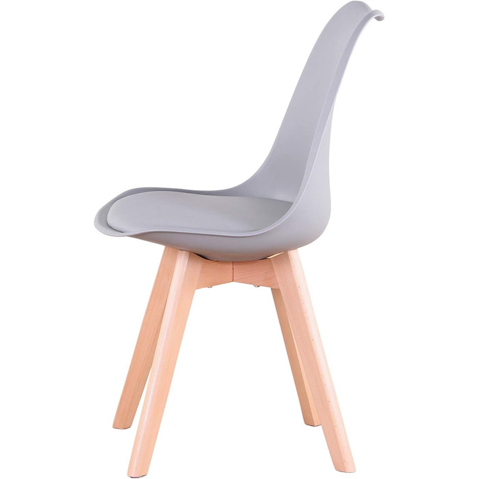 DEYARNA HOME Комплект обідньої групи: стіл та 4 стільці, обідній стіл з МДФ, стільці з велюру, сучасний кухонний стіл (Білий/Рожевий, 80*80*75 см)