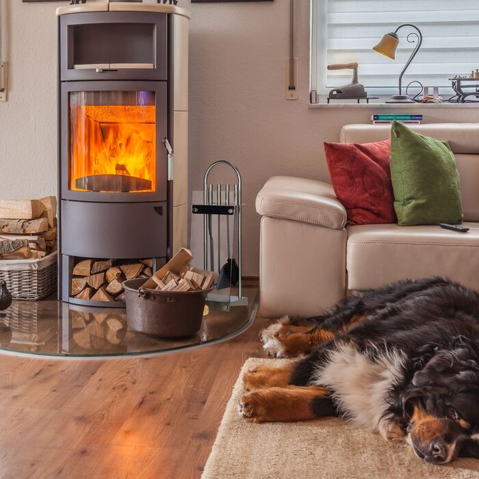 Набір для каміна Relaxdays, нержавіюча сталь, сучасний дизайн, 5 предметів