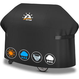 Чохол для гриля Zettum 147 см для Weber Genesis II, надміцний і водонепроникний (165 x 63 x 113 см)
