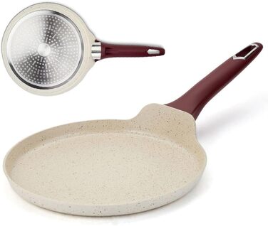 Нава сковорода сковорода з гранітним покриттям для млинців омлети для газової плити Індукційна наземна 24 см