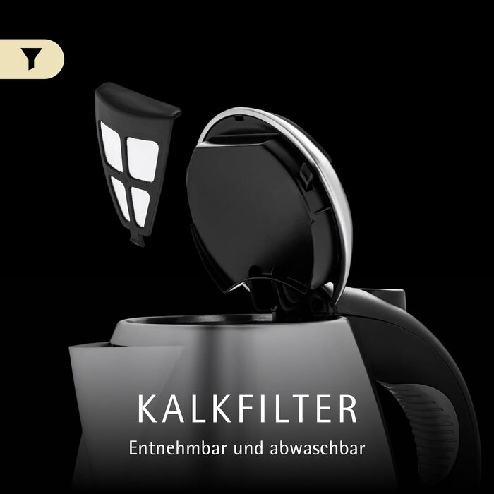 Електричний чайник WMF Stelio 1,7л з нержавіючої сталі, з фільтром від накипу, 2400 Вт, з підсвічуванням рівня води, захистом від перегріву, матове срібло