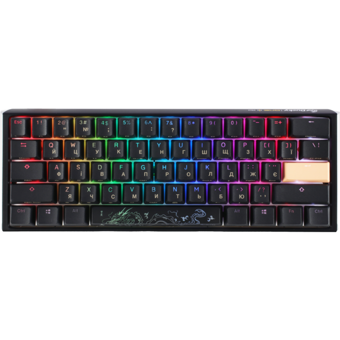 Механічна клавіатура Ducky One 3 Mini Cherry MX Brown RGB Black UA