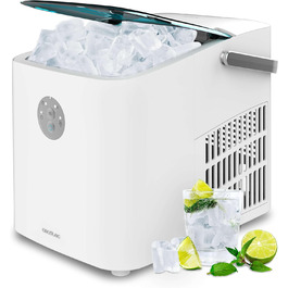 Машина для льоду Cecotec Chillin' Ice 1200 Go, 12 кг/день, 120 Вт, 2 розміри кубиків, швидке заморожування (6-8 хв)