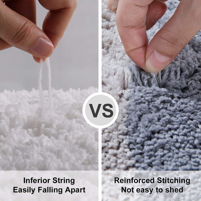 Килимок для ванної кімнати Homaxy, 60 x 120 см, зелено-сірий, з м'якого мікрофлору, швидковисихаючий, антиковзкий, легко миється