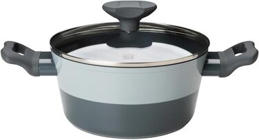 Wok антипригарний Tasty 28x7,8 см з нержавіючої сталі, індукційний, з м'яким дотиком, 20 см каструля