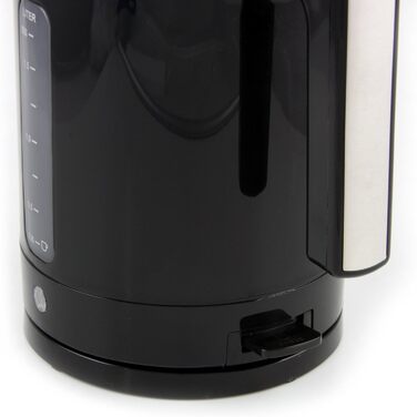 Електричний чайник Melitta Easy Top Aqua 1.7 л, 2.400 Вт, чорний/нержавіюча сталь